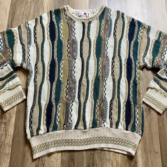 Florence Tricot Other - Vintage 90s Florence Tricot Coogi  Mosaic Sweater